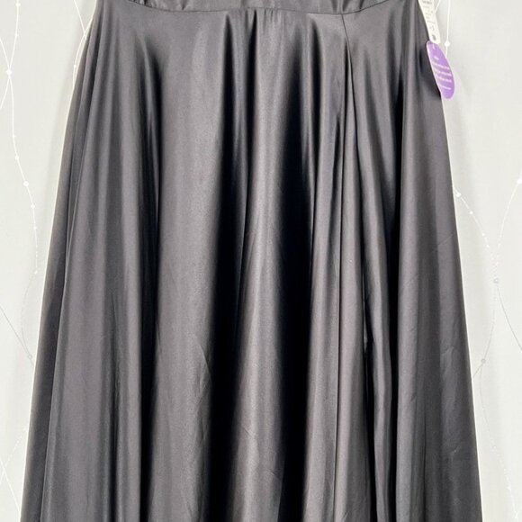 NWT Windsor Black Isabelle Satin A-Line Formal Gown - Picture 7 of 16